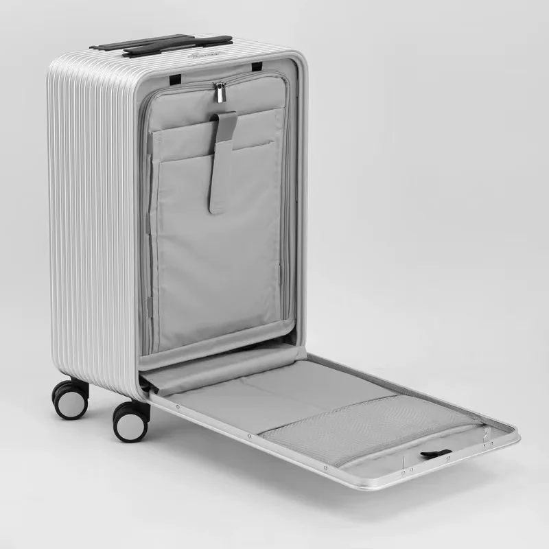 Travel business Trolley Case Suitcase Aluminum Magnesium Alloy Carry-on Luggage case