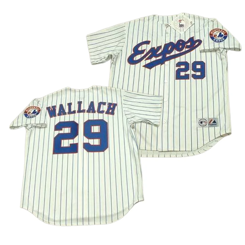Wholesale Men's Montreal Expos 18 Moises Alou 22 Rondell White 27 Vladimir  Guerrero 29 Tim Wallach Throwback Baseball Jersey Stitched S-5x From  m.