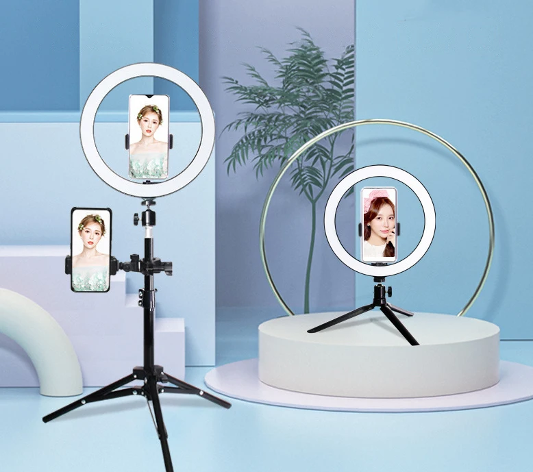 Cheap Price 10inch Selfie Ringlight with Live Stream Tripod