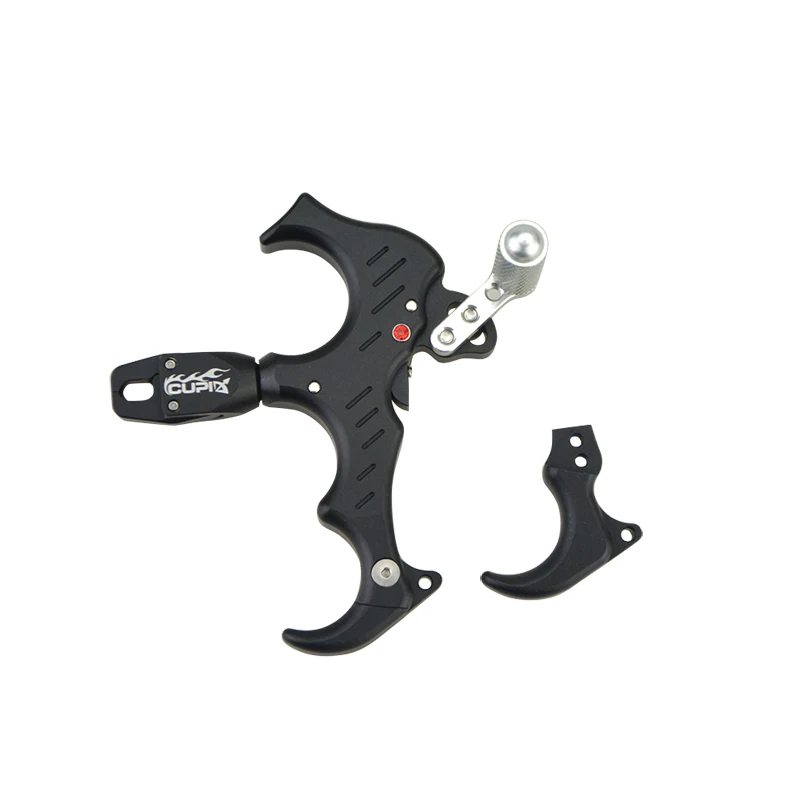 Archery 360 Degree Rotating Jaw Compound Bow 3 and 4 Switch Thumb Release Automatic Finger Aid L R Adjust Compound Bow Release