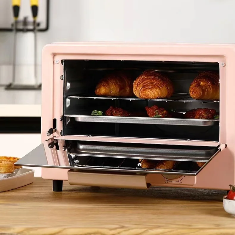 Countertop Retro Toaster Oven 10L Small Kitchen Appliance Steam Oven  Toaster Mini Pizza Oven With Knob Control - AliExpress