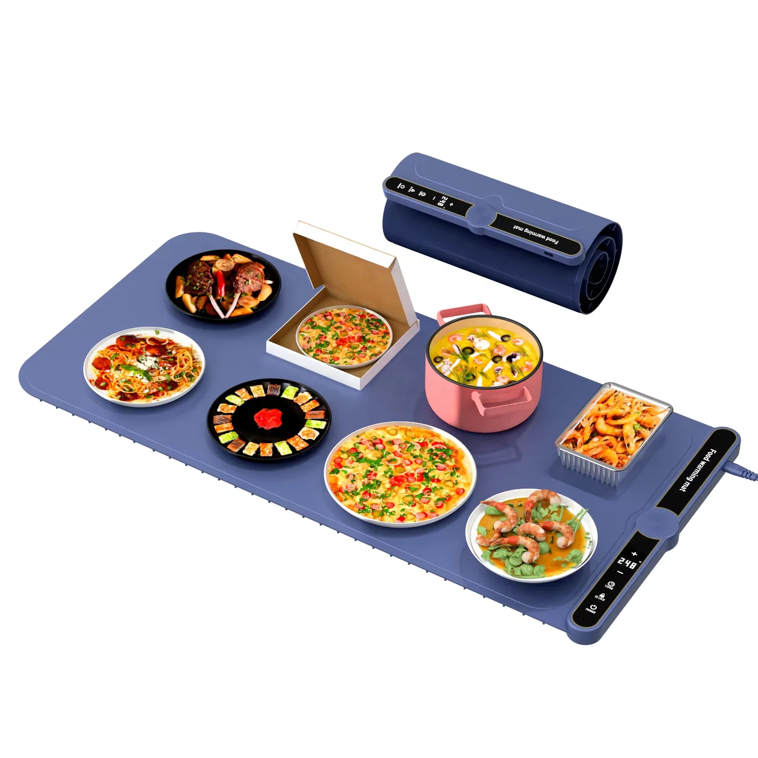 各種食器対応 保温プレート インテリジェントサーモスタット ホットプレート 多機能ボード 食品加熱パッド 3