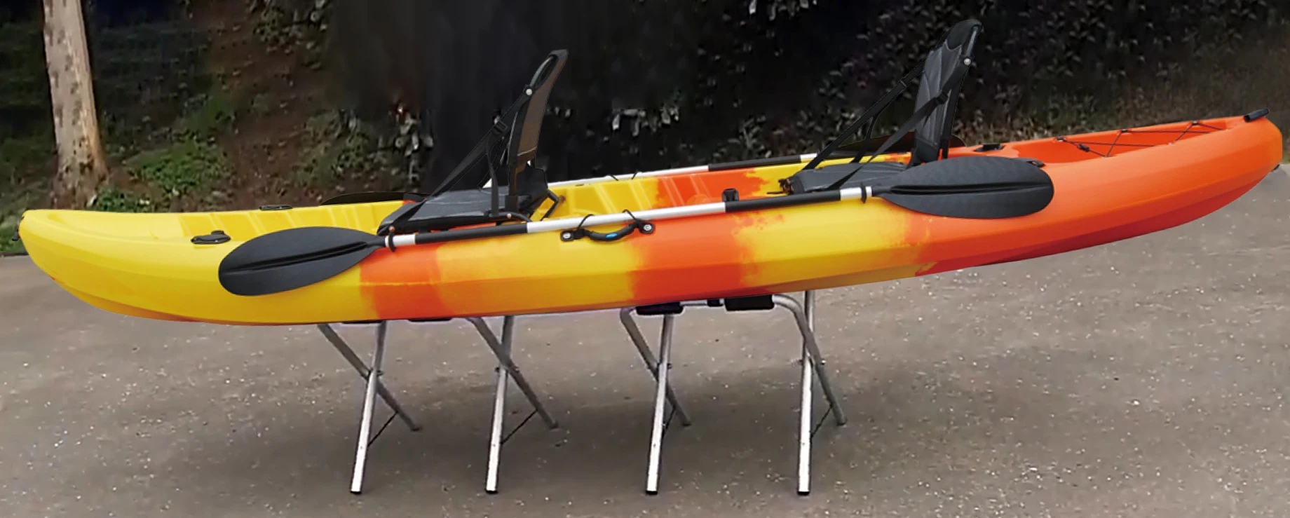 Portable Folding Kayak Ground Paddleboard Boat Kayak Storage Stand 2 Display Racks Buy Kayak