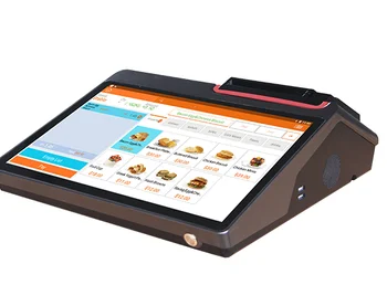 12.5 Inch HD 1080P IPS Capacitive Touch Screen POS System With 58mm/80mm Printer cash register