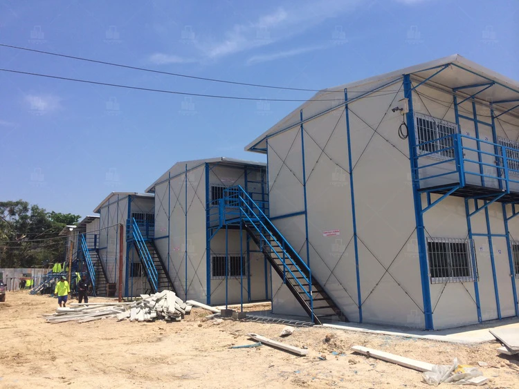 TOPPRE K-Type Prefab Home Labor Camp K Type Dormitory Temporary Staff Sandwich Panel Accommodation Steel Office Building K House