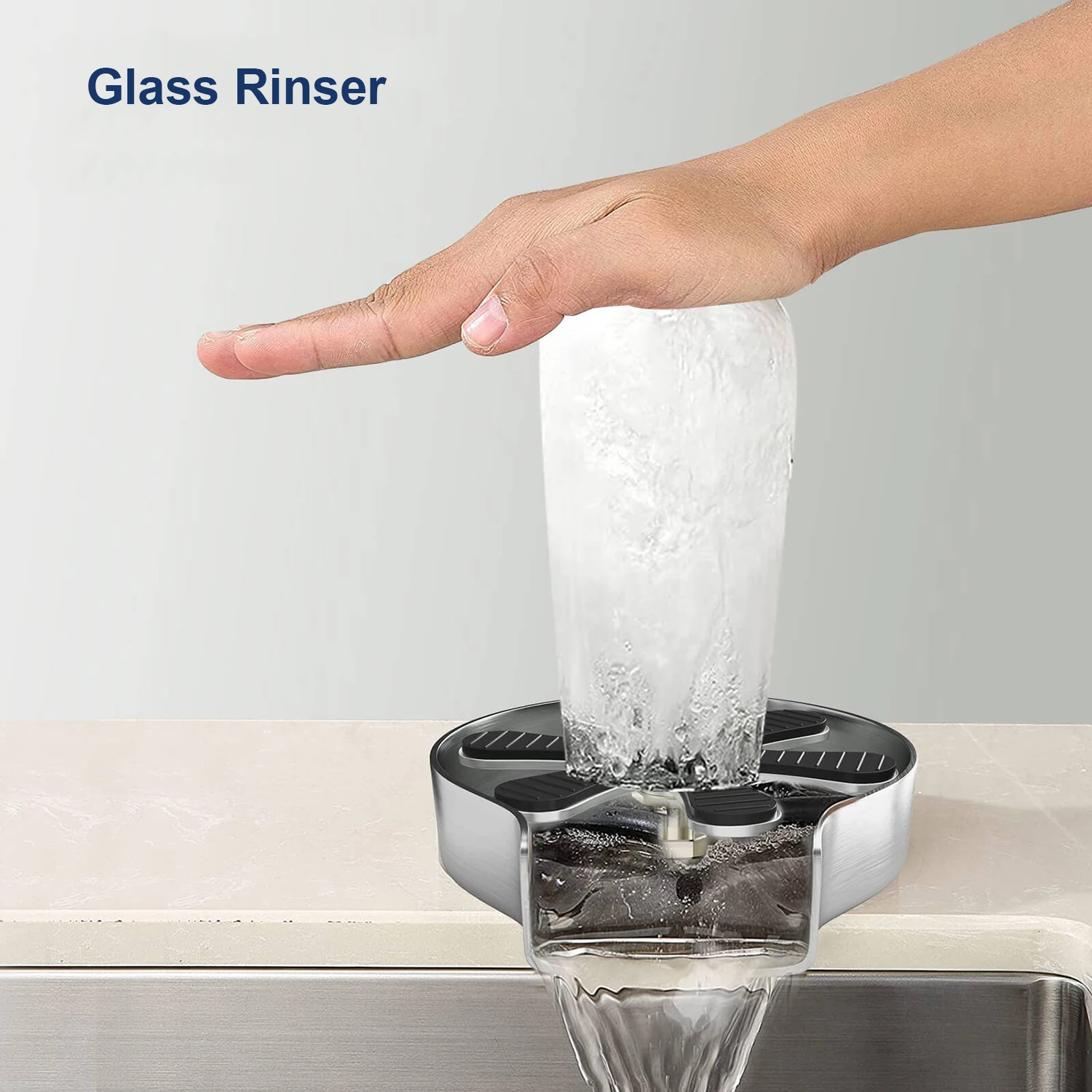 Washer Rinser Automatic Glass Cup Washer Rinser - Sustainable & Efficient