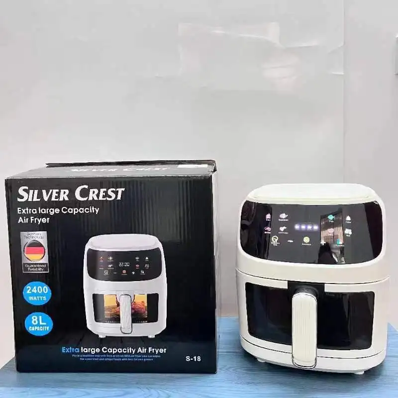 Wholesale Silver Crest 2400W Digital Control Electric Air Fryer 8L Large Capacity Stainl aperçu 3