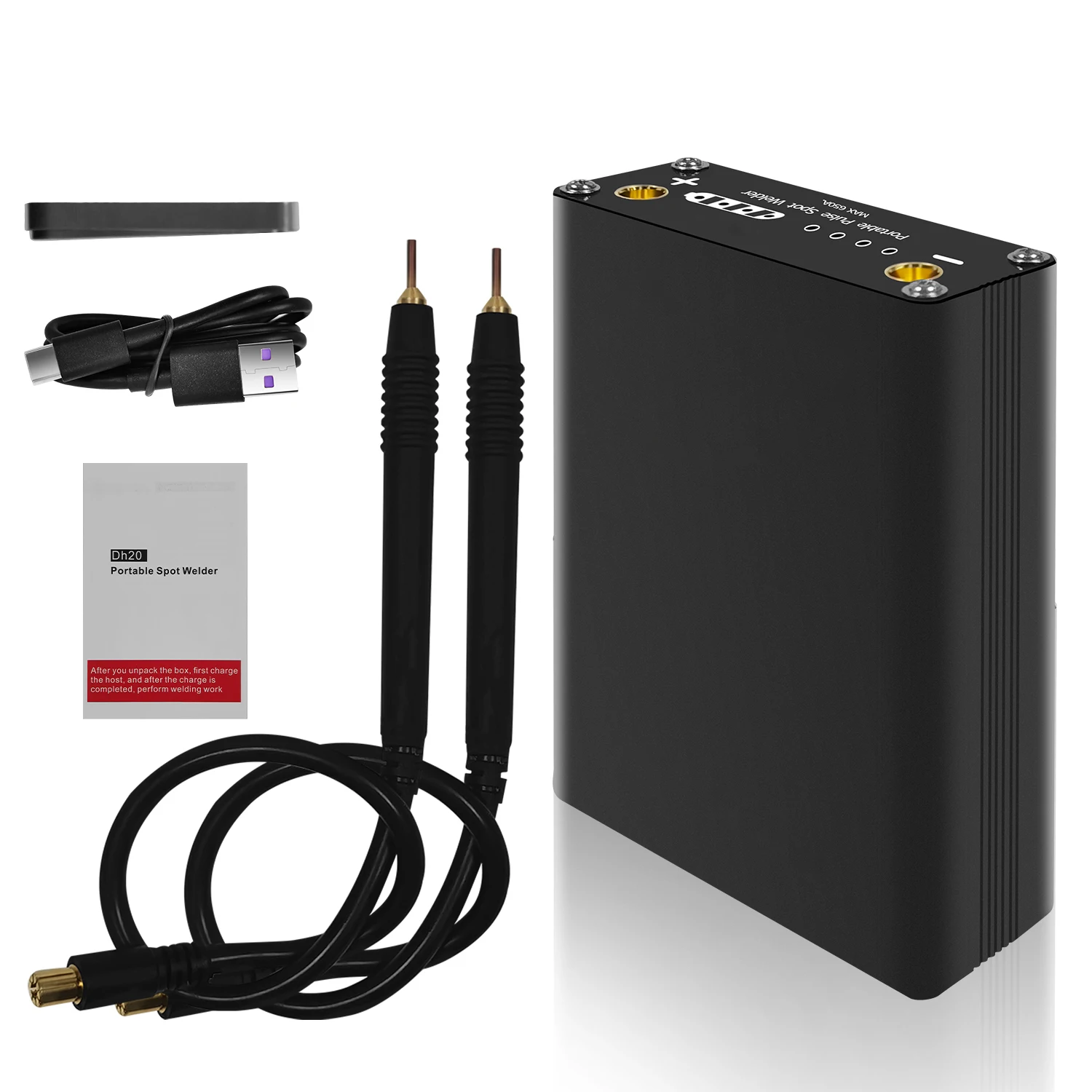 Portable Mini Spot Welder Machine - Battery Powered Welding Power Supply - DIY Tool