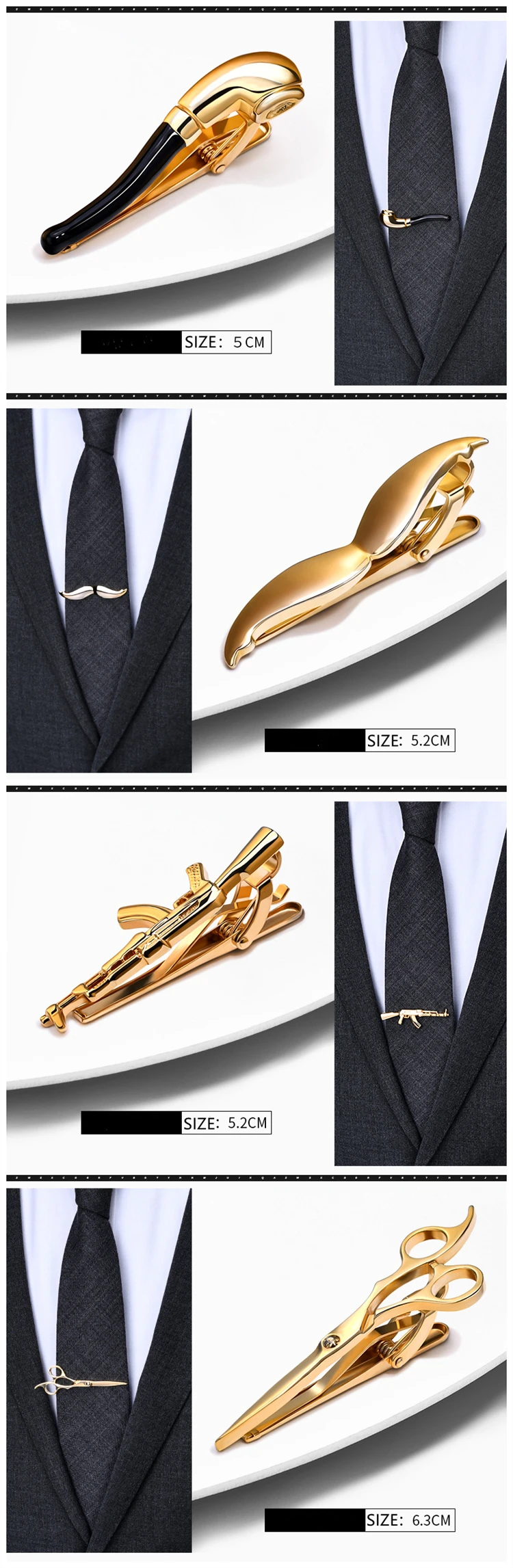 Fashion Mens Metal Simple Necktie Tie Pin Bar Clasp Clip Buy Tie Bar