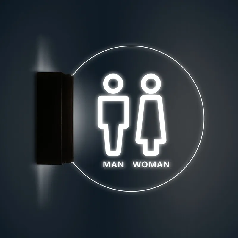 light up toilet sign