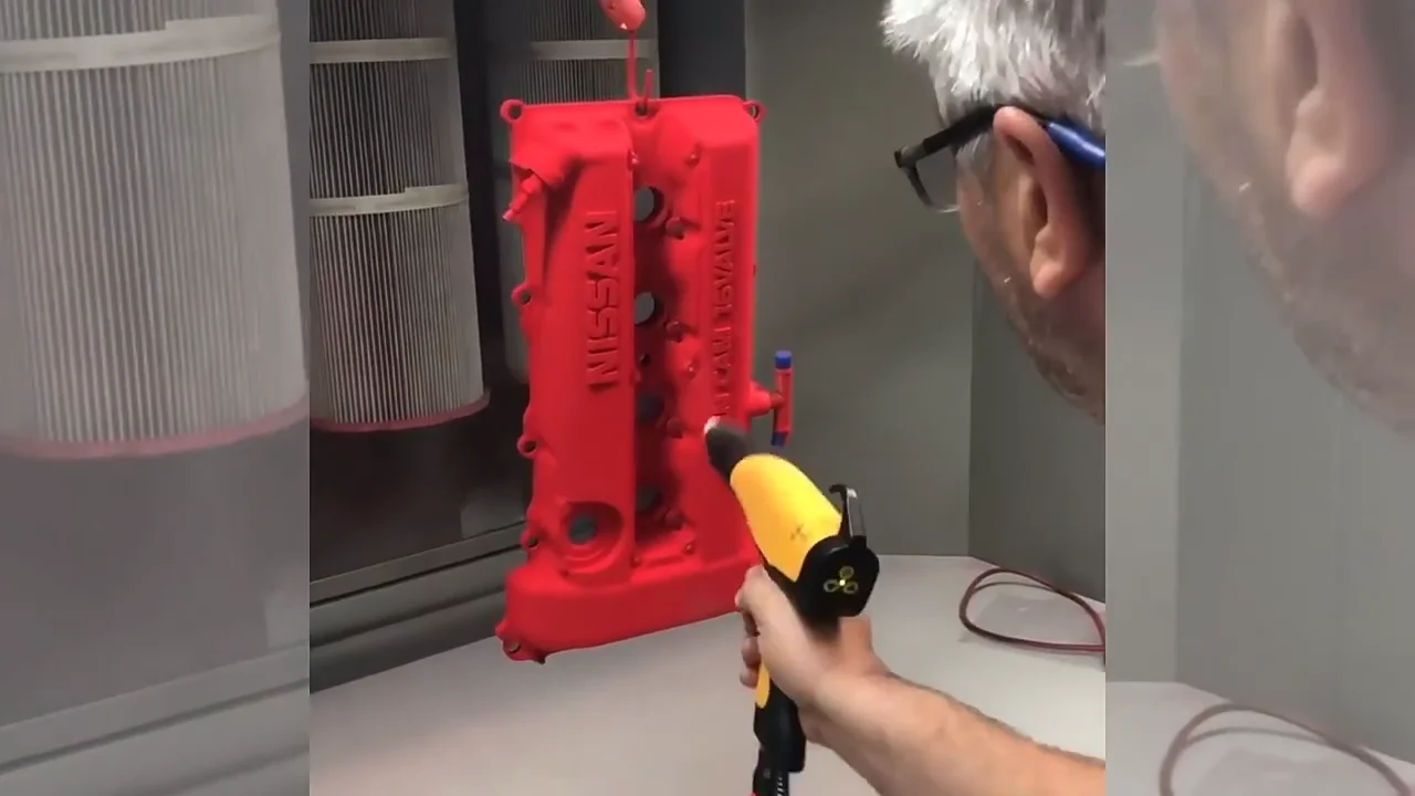 Batch Powder Coating System & Sandblasting Equipment For Wheel Rim