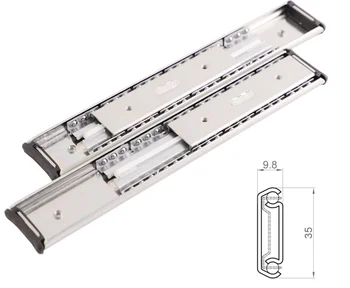 Hot-selling customized 35mm sync belt/lead track left to right bidirectional slide load capacity 50kg for IPAD monitor&industra