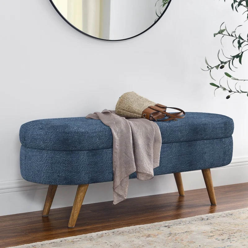 Elvarenae Avielle Oval Storage Bench — product detail