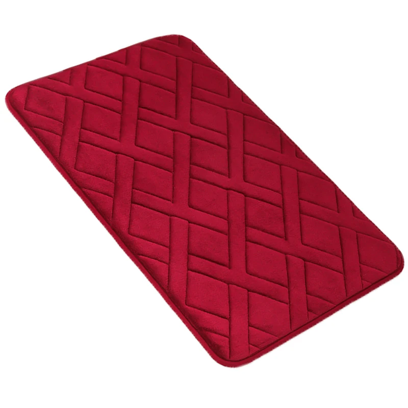 Best Selling Custom Coral Velvet Non Slip Bath Mat