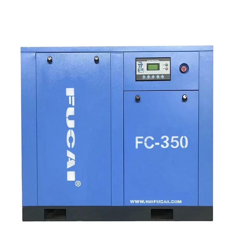 FUCAI 250kw 350hp twostage compression screw air compressor