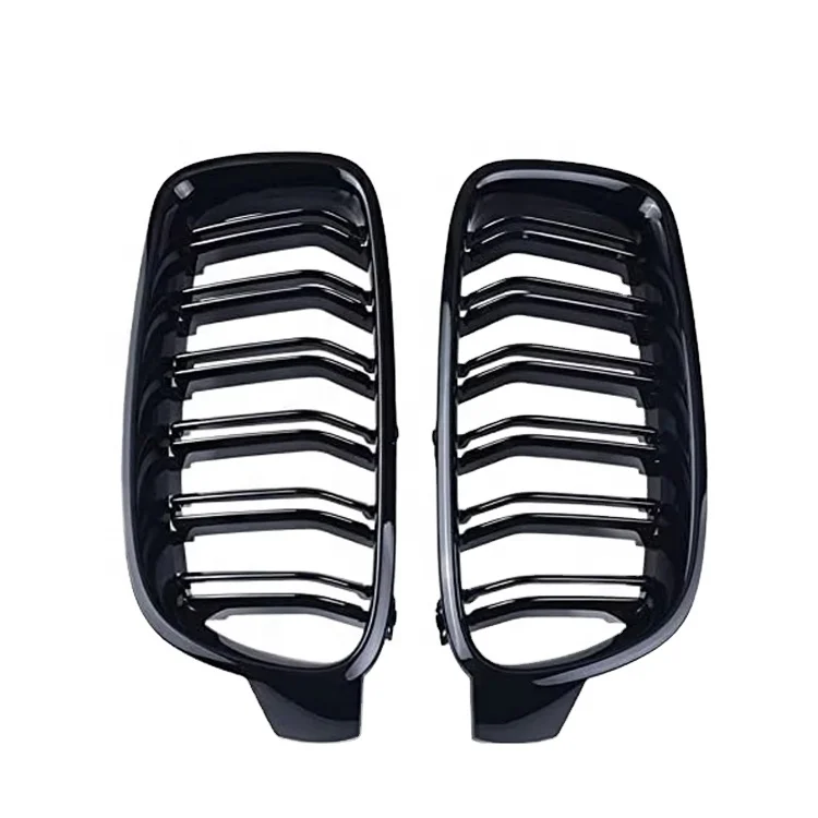 2013-2019 for BMW 3-Series F30 F35 Car Front Grille Gloss Black ABS Bumper Grille New Condition