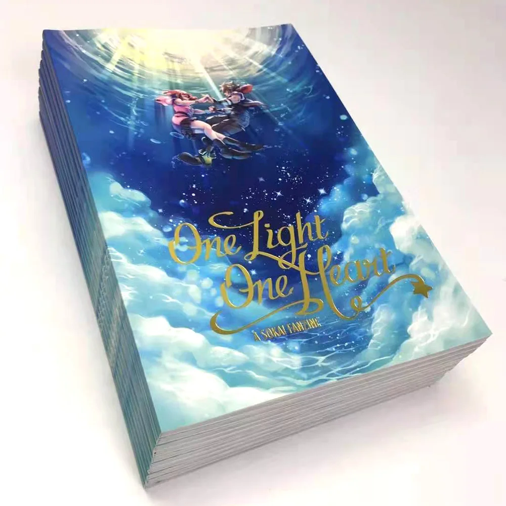 High Quality Softcover Book Printing Service Custom Comics Zine Printing Offset Printing on Kraft Paper Packed in Carton Box