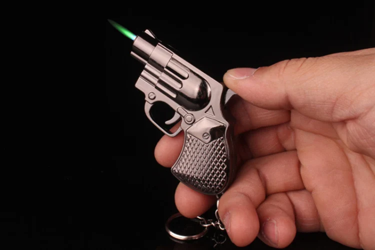 Revolver Pistol Creative Gun Lighter Smoking Accessories Cigarette