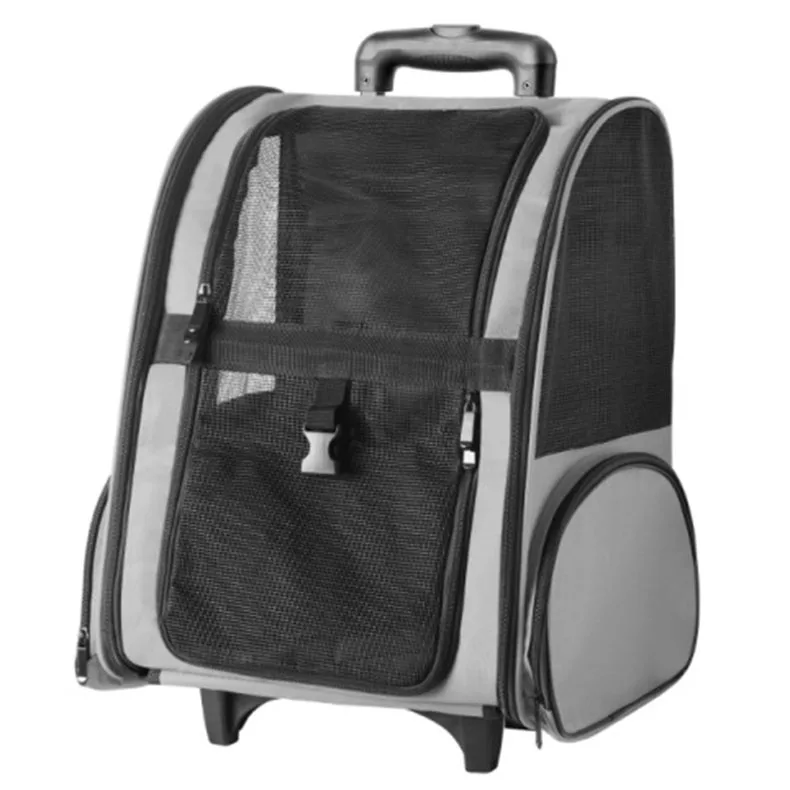 Luxury Dog Trolley Carrier Bag with Wheels - Pet Travel Backpack for Dogs, Oxford Material, Multiple Colors Available Luxury Dog Trolley Carrier Bag with Wheels - Pet Travel Backpack for Dogs, Oxford Material, Multiple Colors Available