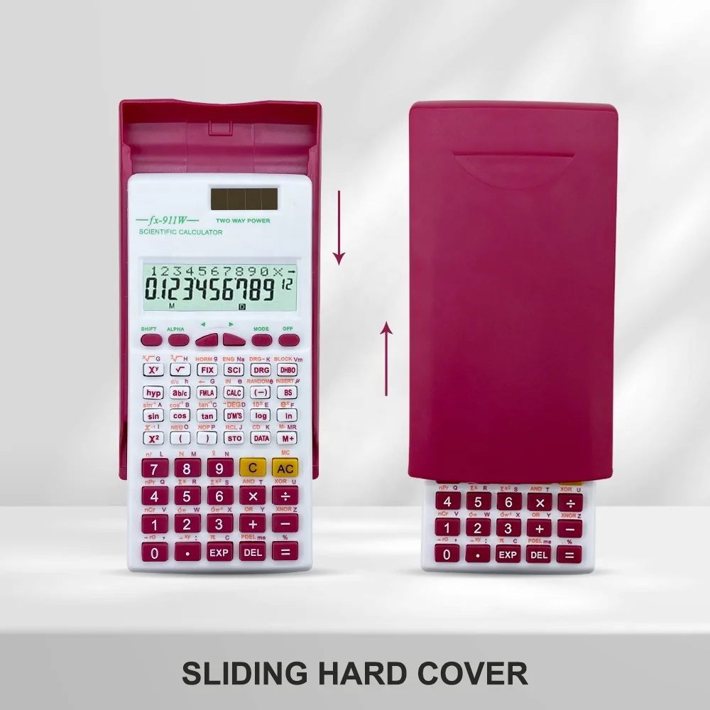12 Pack Scientific Calculators Bulk - 2-Line Display Engineering Calculators For Students & Offices