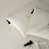 Plain hemp and black buckwheat pillow
