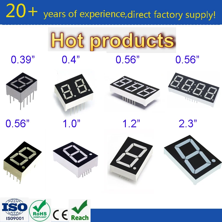 Houkem 5641 7 Segment Display 4 Digit LED Electronic Sign Indoor Retail Store Digital Poster with SDK Function OEM Supplier