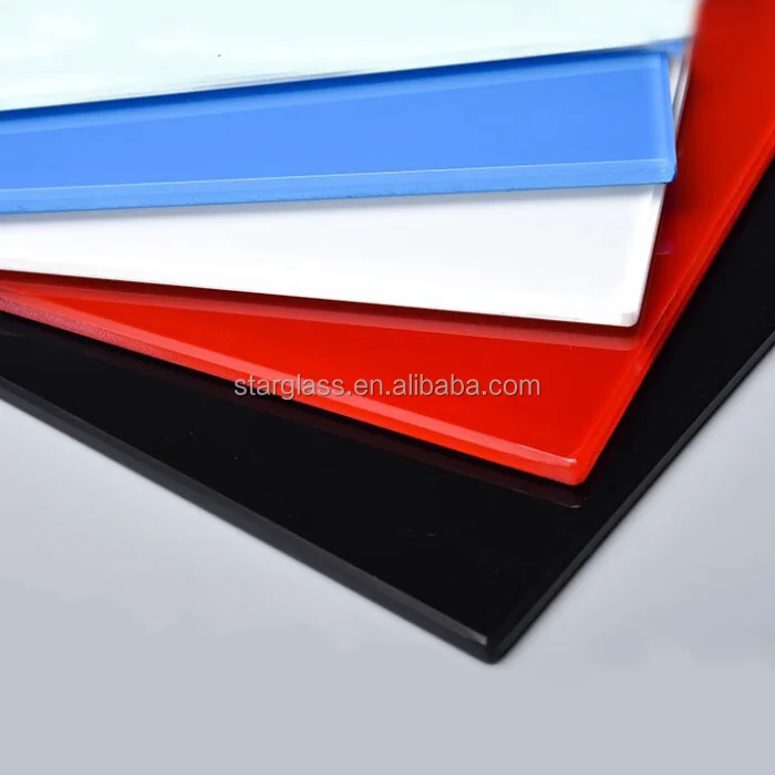 product 35mm 4mm 5mm white back color painted glass lacquered float glass panel for wall furniture decor-11