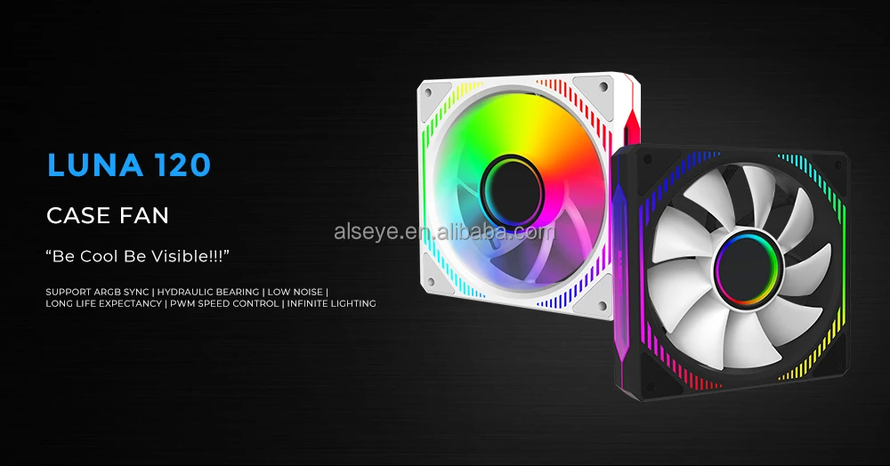 Alseye Mirror Infinite Lighting 120mm Argb Computer Cooling Fans Buy