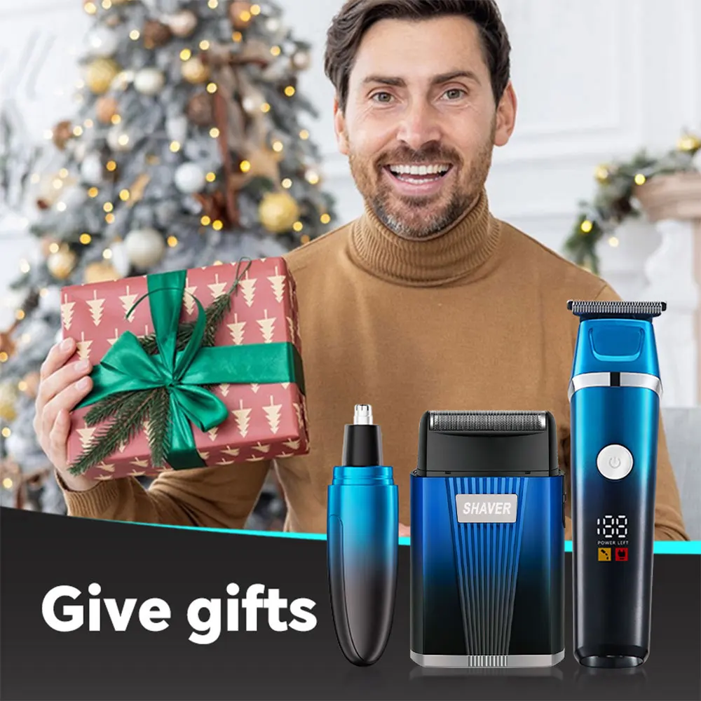 Explosive Portable Shaving Travel Wholesale Manufacturer Compact New Product Three in One 3-in-1 Grooming Kit Electric Shaver supplier