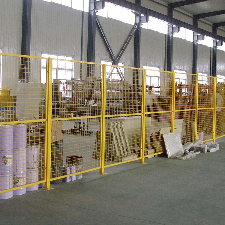 Industrial Isolation Fence - Low Carbon Steel Guardrail for Workshop Partition Workshop Safety Fences