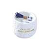 Cristal blanc et bleu