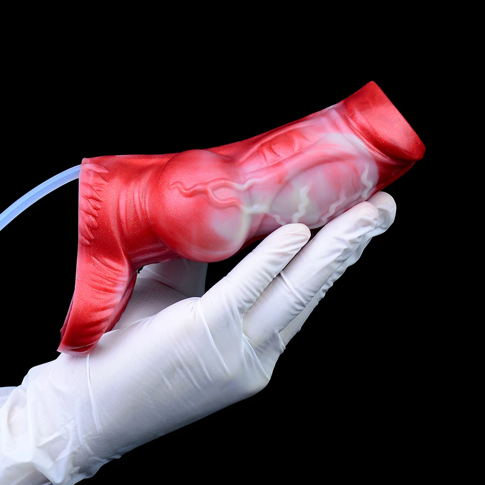 NNSX Fetish Fantasy Ejakulations-Penisverlängerung, Spritzende Penis-Hülle  mit Ejakulation, Penisvergrößerung Ejakulations-Penishülle