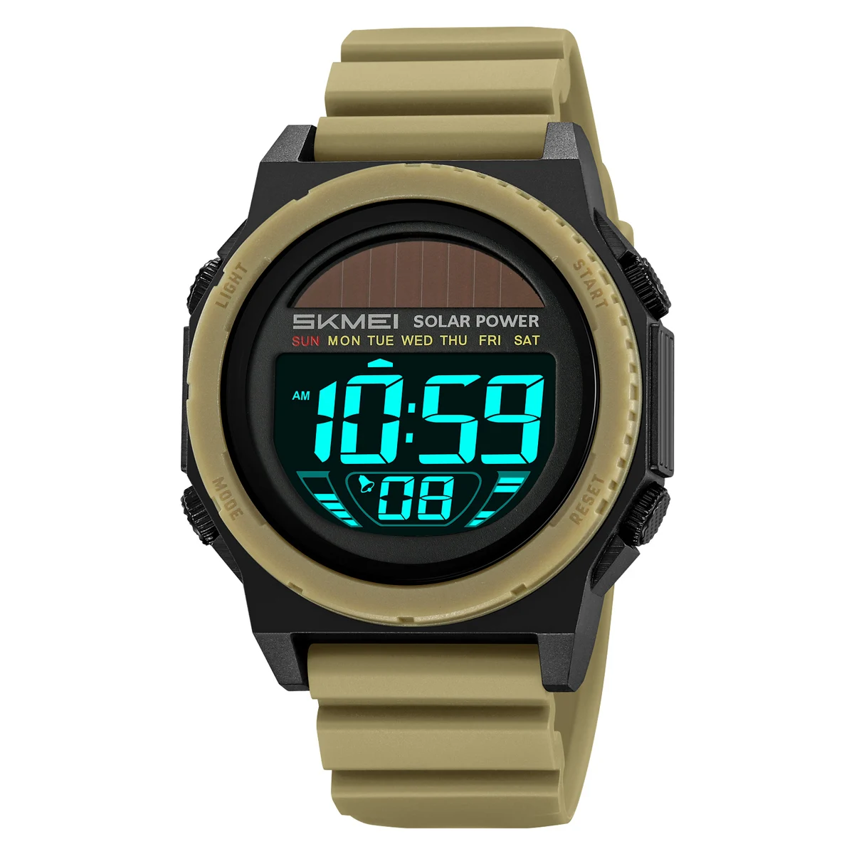 Skmei 2358 Fabrikant Mannen Op Zonne-Energie Handhorloge