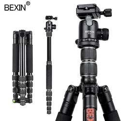 BEXIN Aluminum Leg Monopod with 360 Panorama Ball Head NEW Professional Travel Camera Tripod Stand for DSLR Digital Camera