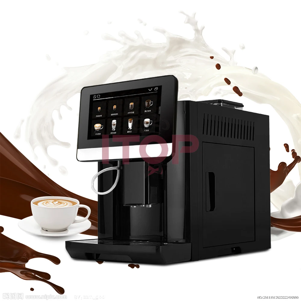 Fully Automatic 1350W Espresso Machine High Quality Industrial Digital Fully Automatic Cappuccino Espresso Coffee Maker Machine