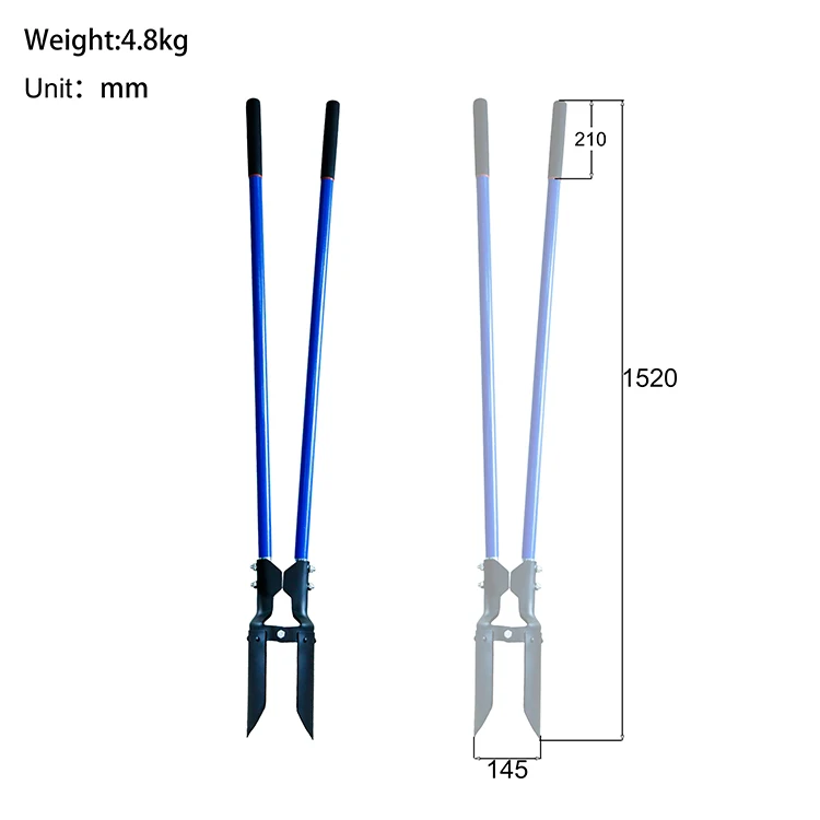 High Quality Manual Hand Post Hole Digger With Fiberglass Handle Buy