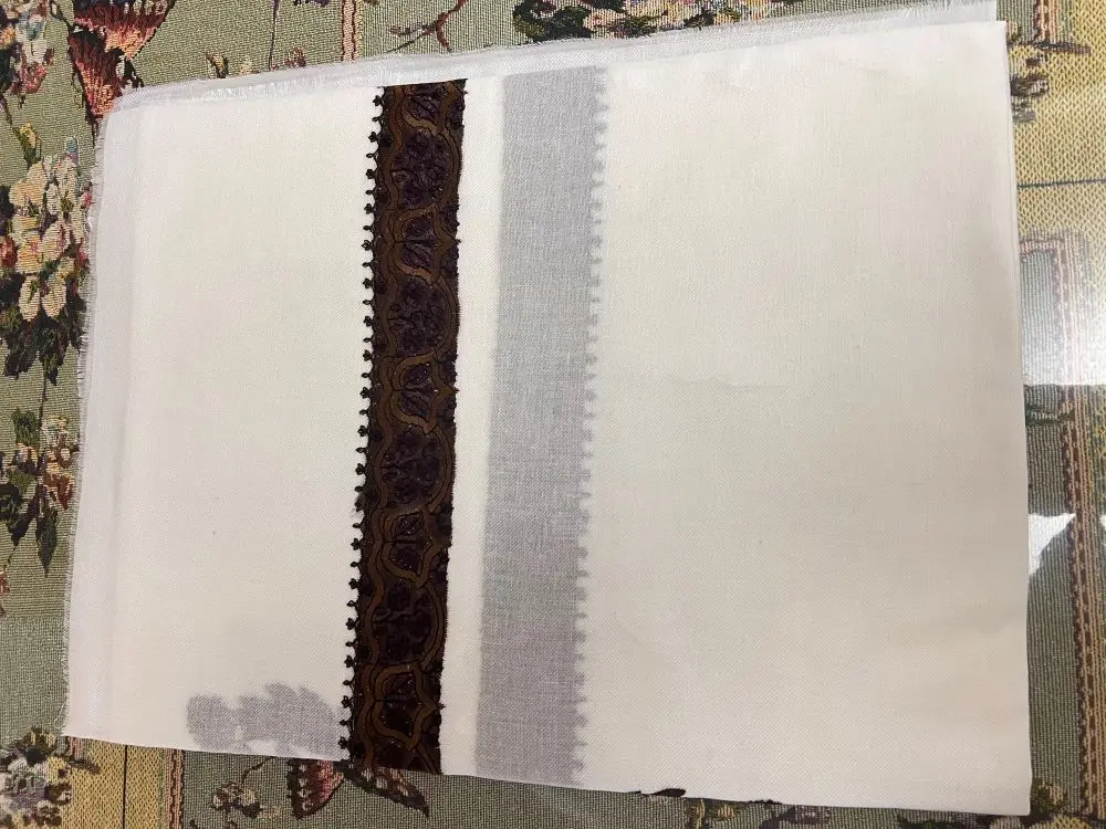 Professional Factory Saudi Qatar 100 Cotton Shenmagh Sulam Embroidery