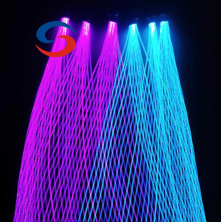 RGB LED Fiber Optic Mesh Net - IP44 Decorative Lighting 50K Hours CE/ROHS