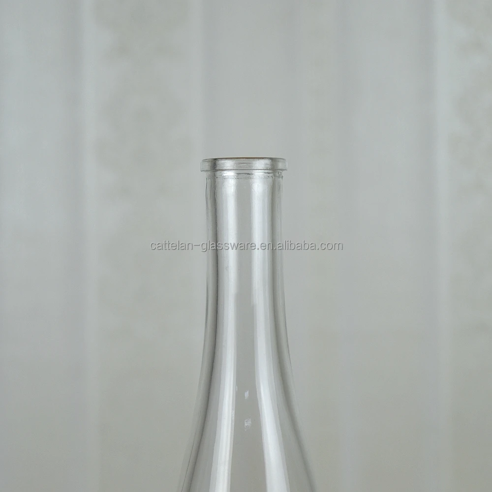 Factory Produce 750ml Water Drop Shape Glass Water Bottle With Cork Top