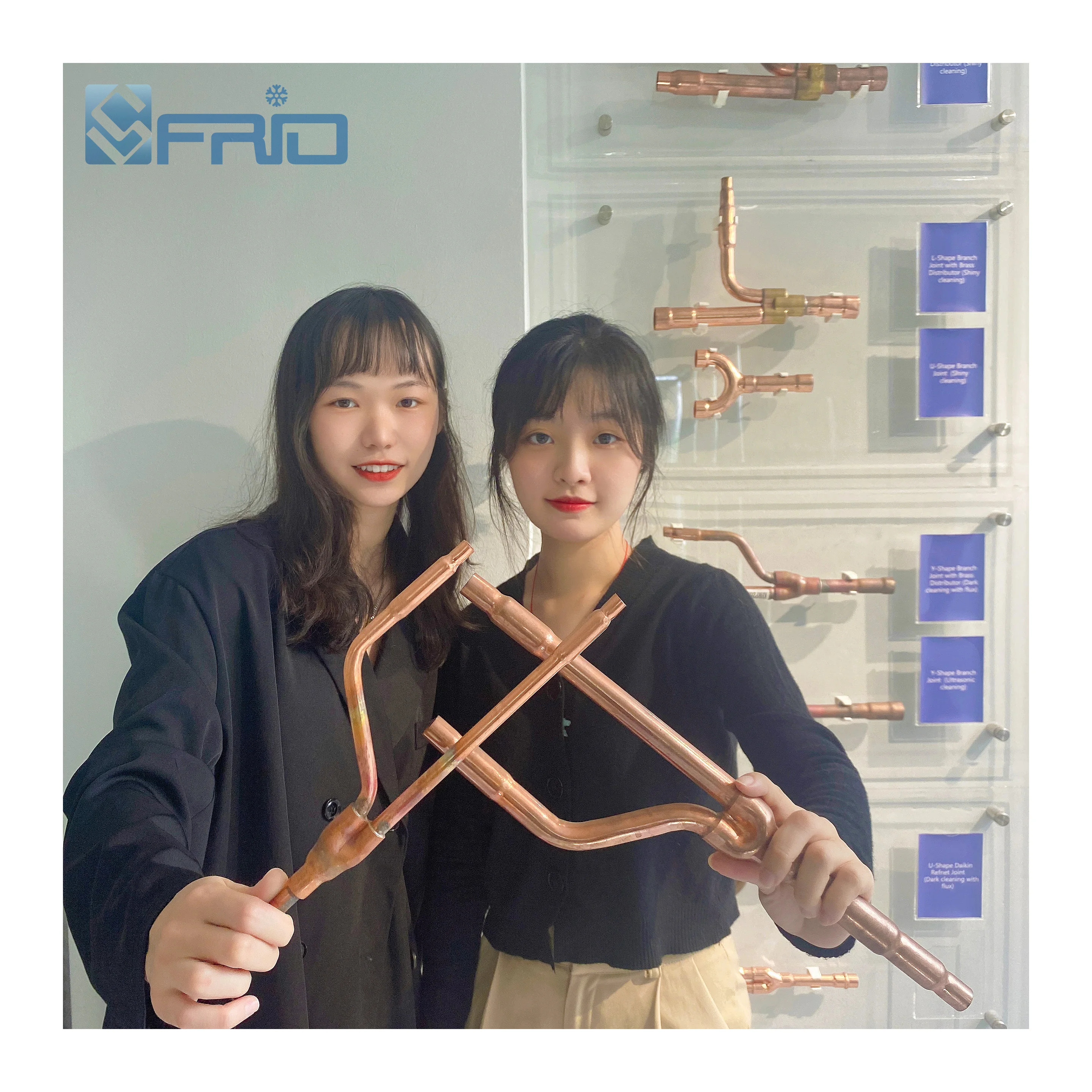 Труба для кондиционирования воздуха Vrf специальная Подгонянная медная Y-образная труба повторного соединения комплект