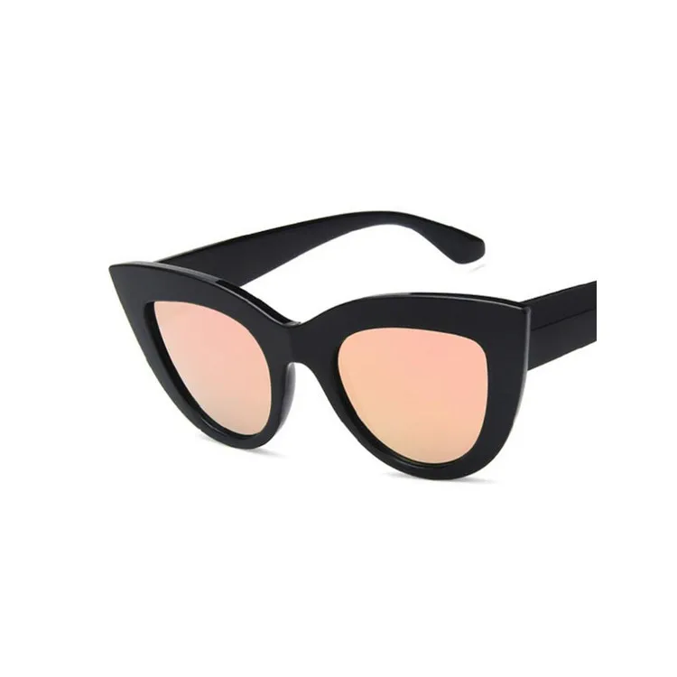 New Hot Women's Classic Cat Eye Designer Fashion Shades Black Frame Sunglasses 