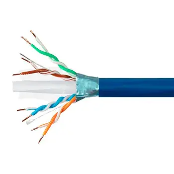 0.57mm CCA BC OFC UTP FTP CAT6a 1000ft 24awg 4 Twisted Pair Cable ethernet cat6