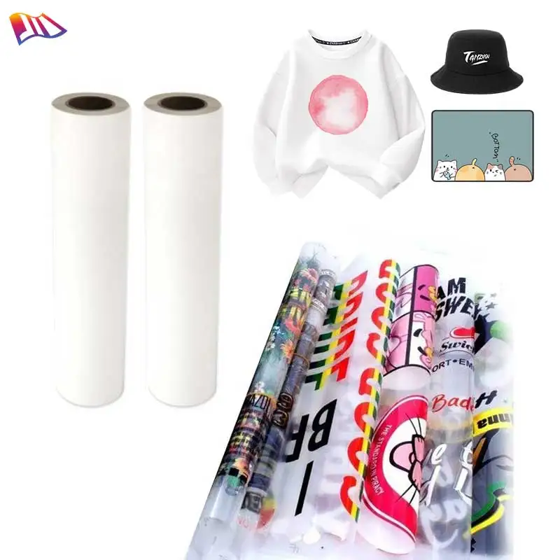 Hot Peel Cold Peel Double Single Side Printing 75 Micron 30cm Dtf Film 60cm Roll for Heat Transfer Printer