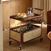 [Walnut Wood] Wicker style, walnut color