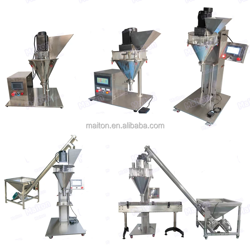 Economic Small Production Semi Auto Small Volume 0.5g 1g 2g 5g Vial Dry Powder Auger Filler Cosmetics Teeth Powder Doser 10gl