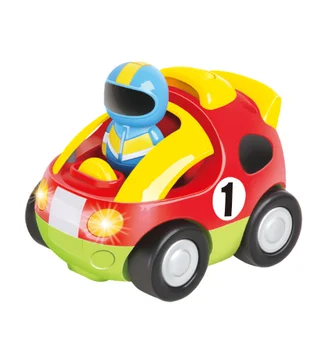 New Arrival Mini Cartoon Car Racing Toys Remote Control RC Cartoon Racing Car Kid Toy With Lights And Music