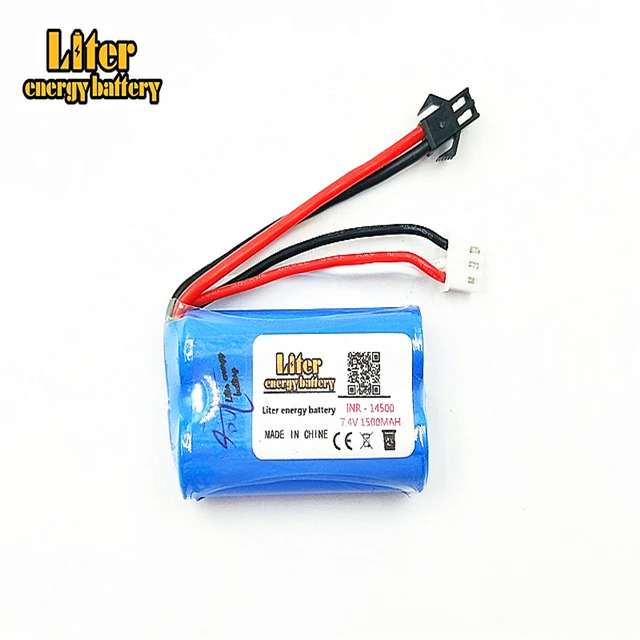 7,4 В 1500 мАч 14500 F1 вертолет с дистанционным управлением летательный аппарат lipo 2s аккумулятор 1500 мАч 7,4 В 14500 аксессуары