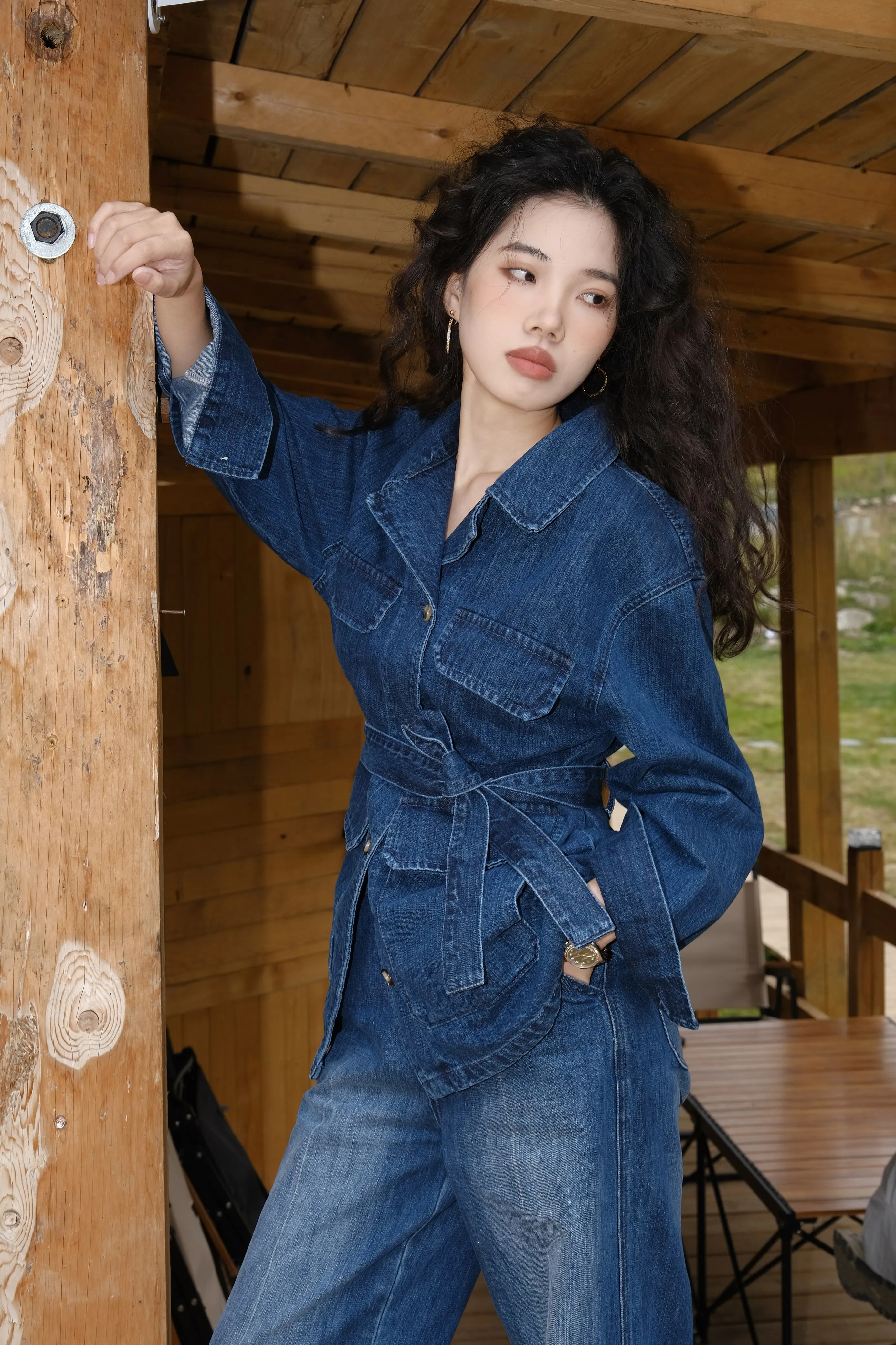 14 Anos Fábrica Barato Atacado Moda Sexy Sprint Outono Denim