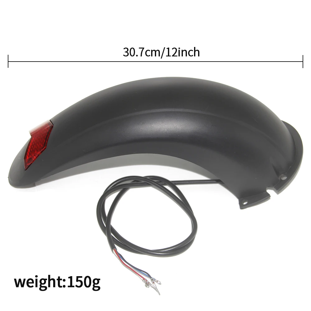 Rear Fender with Tail Light/Back Lamp Dualtron Scooter Parts Rear Mudguard for Kugoo M4 PRO Electric Scooter Accessories