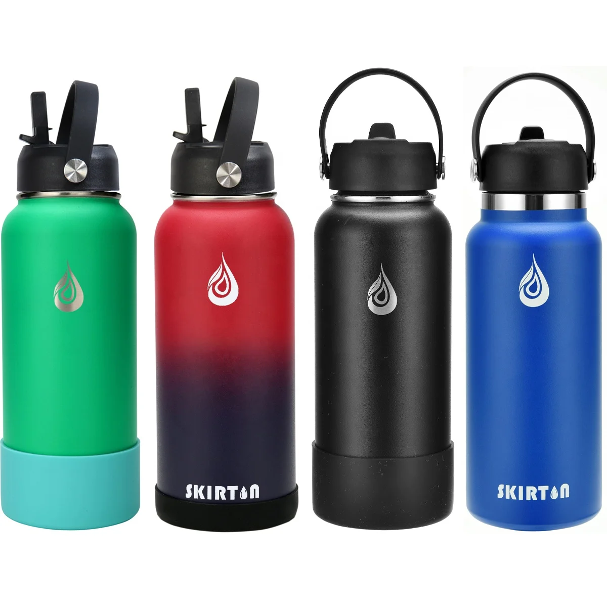16OZ 20OZ 32OZ 40OZ  Double Wall Vacuum Insulated Stainless Steel Water Bottle Aqua Flask Tumbler Drink Bottle